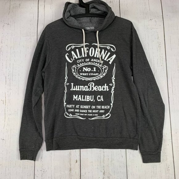 On Fire Large Pullover‎ Hoodie Kids - Picture 1 of 8